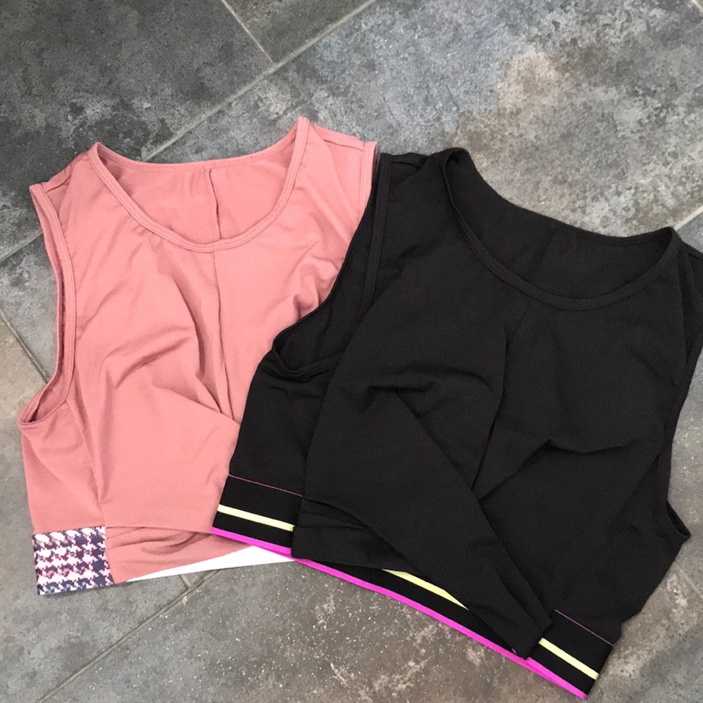 Fabletics crop top set of two